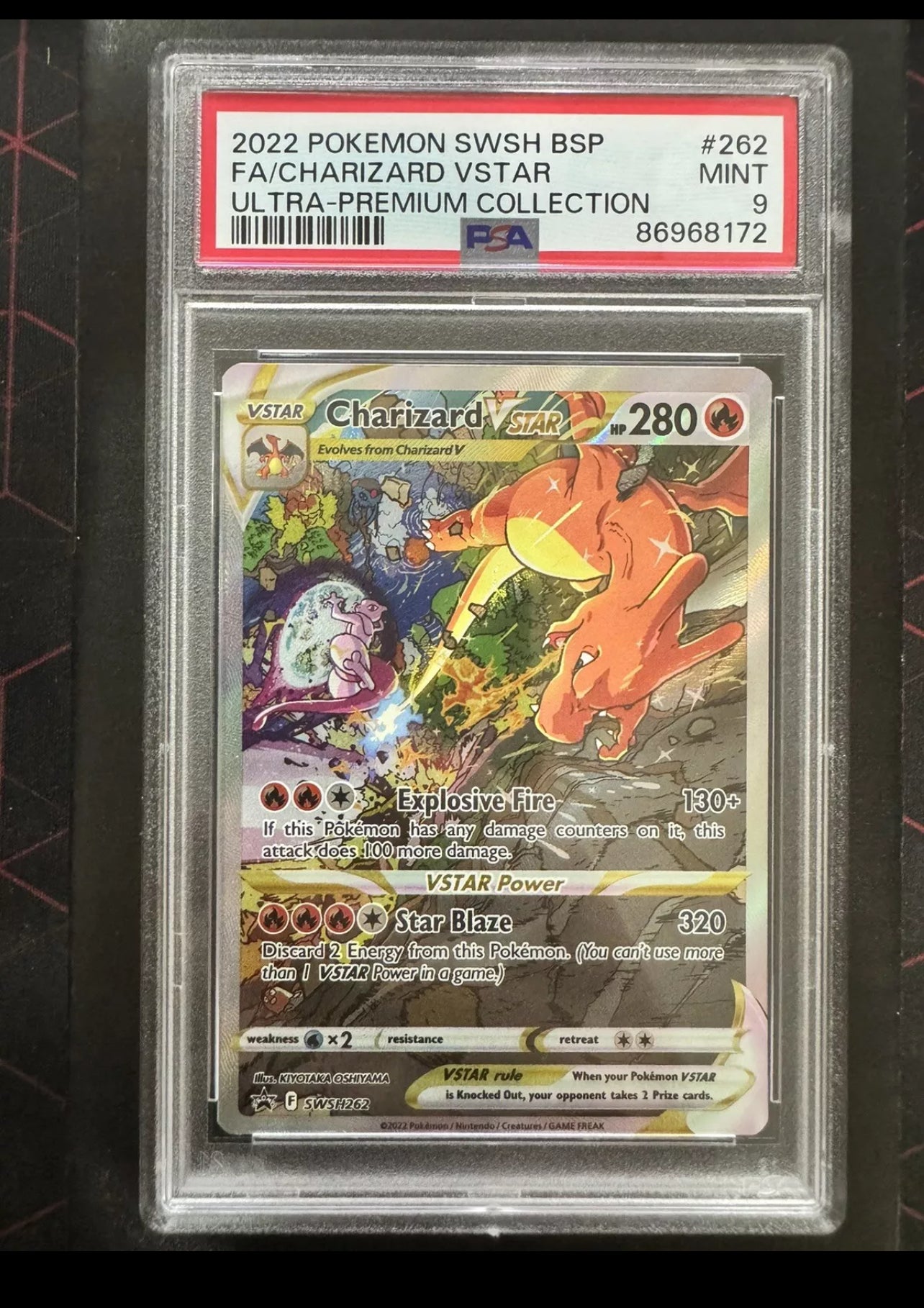 Charizard Swsh 262 PSA 9