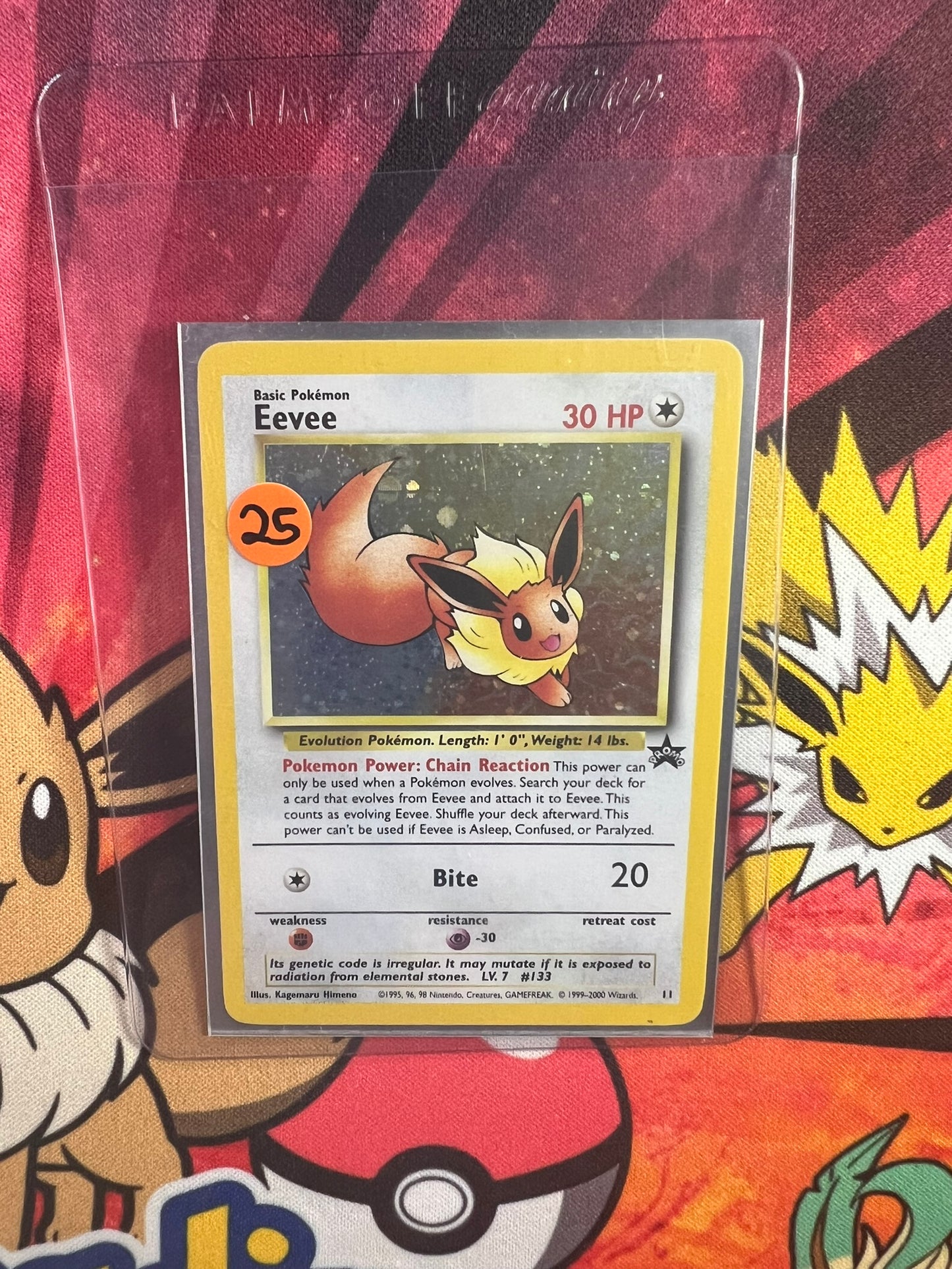 Eevee 11 Black star promo