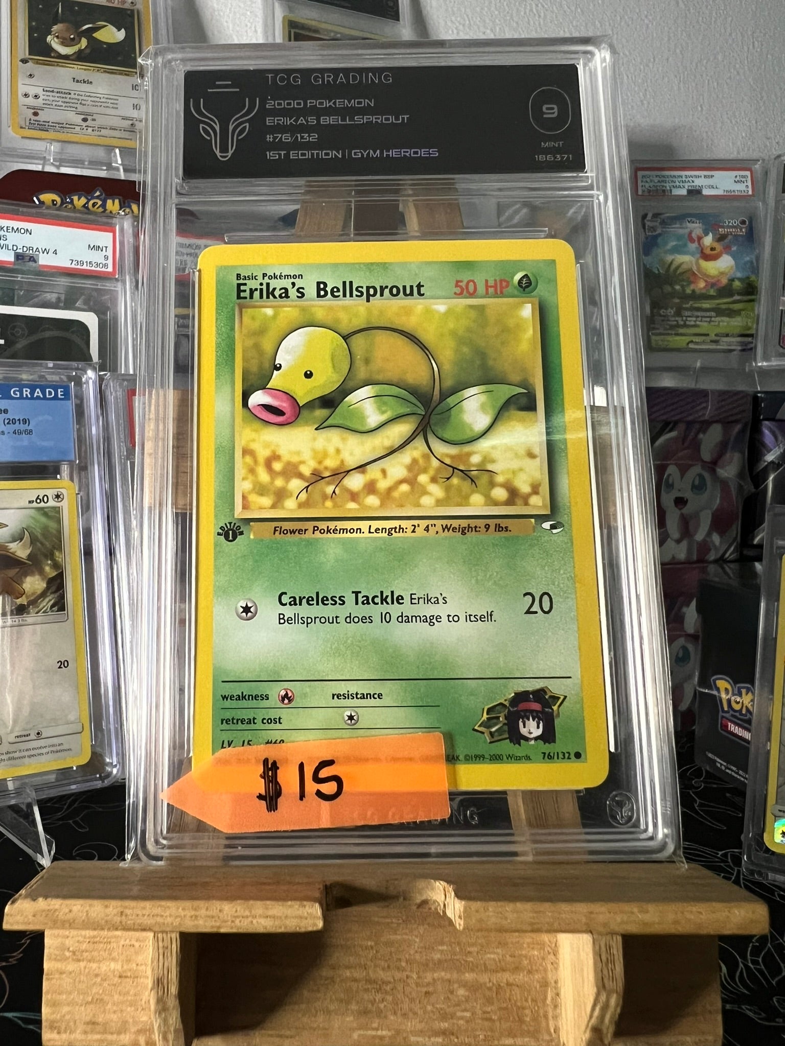 Erika's Bellsprout First edition TCG 9