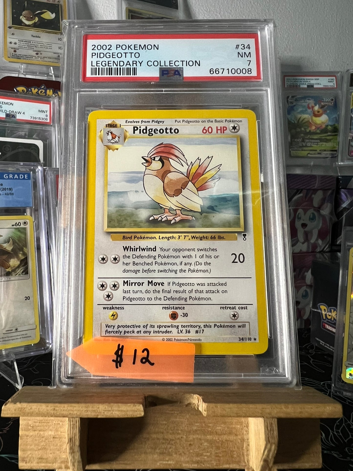 Pidgeot 34/10 PSA 7