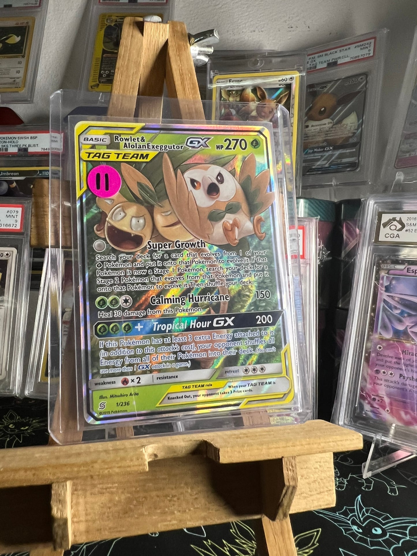 Rowlet & AlolanExeggutor GX 1/236