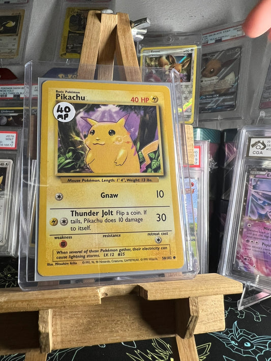 Pikachu 58/102 MEDIUM PLAYED