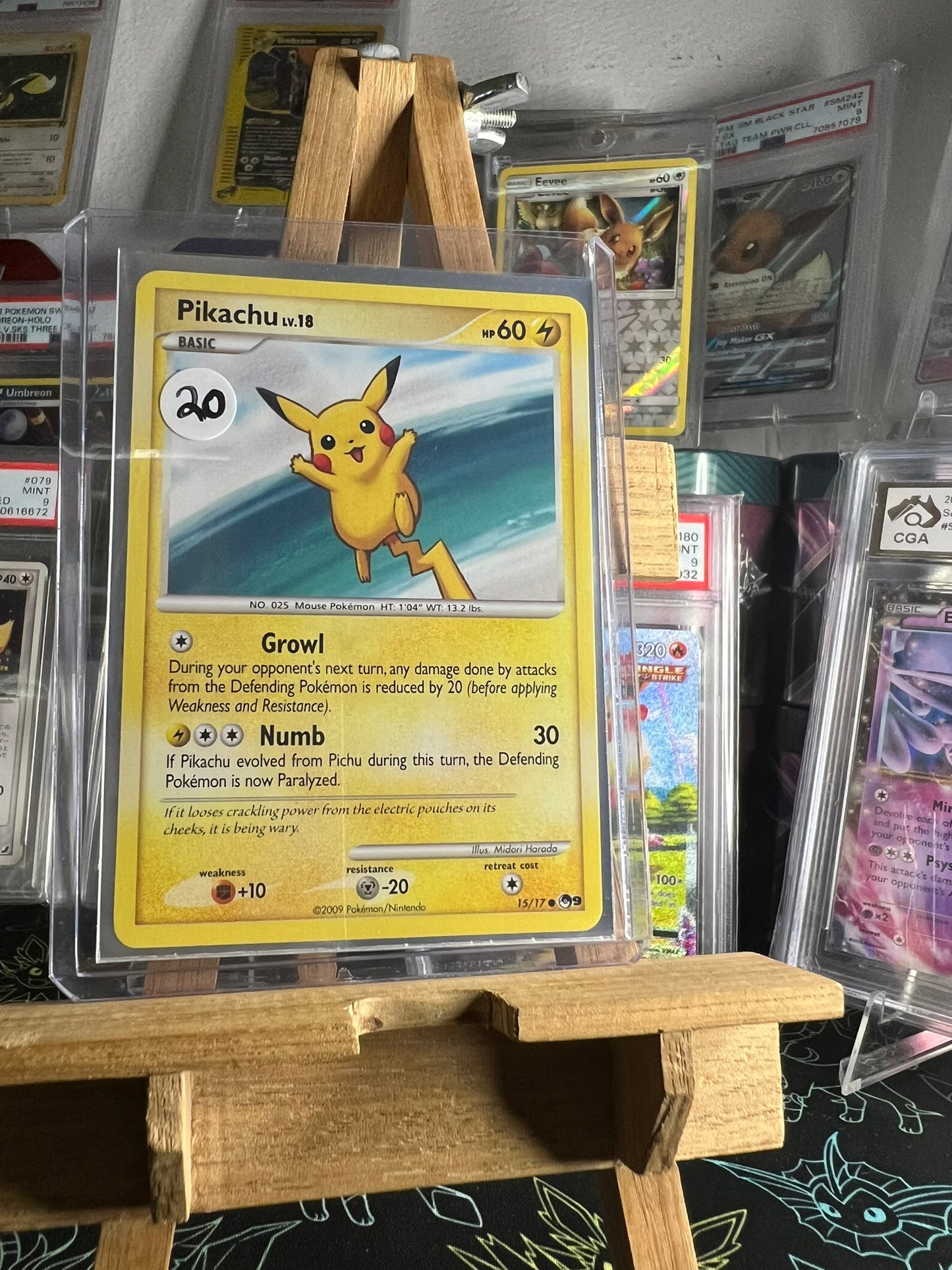 Pikachu Lv.18 15/17