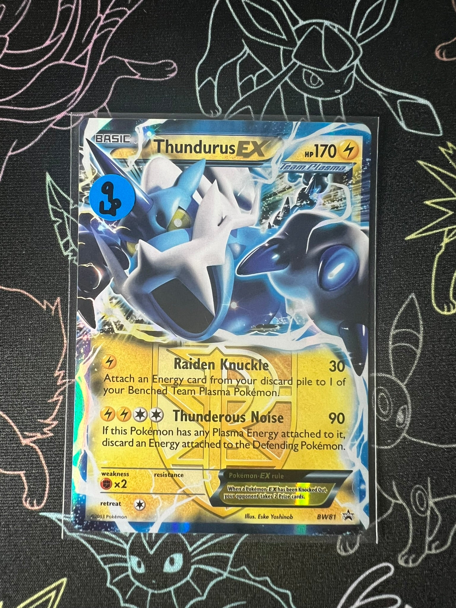 Thundurus Ex BW87 (LIGHT PLAYED)