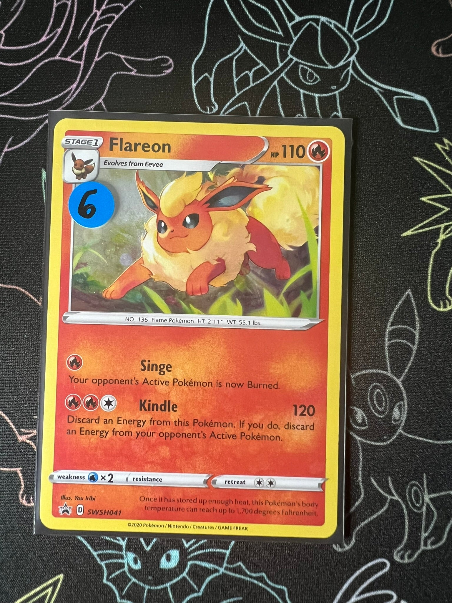 Flareon SWSH041 holo