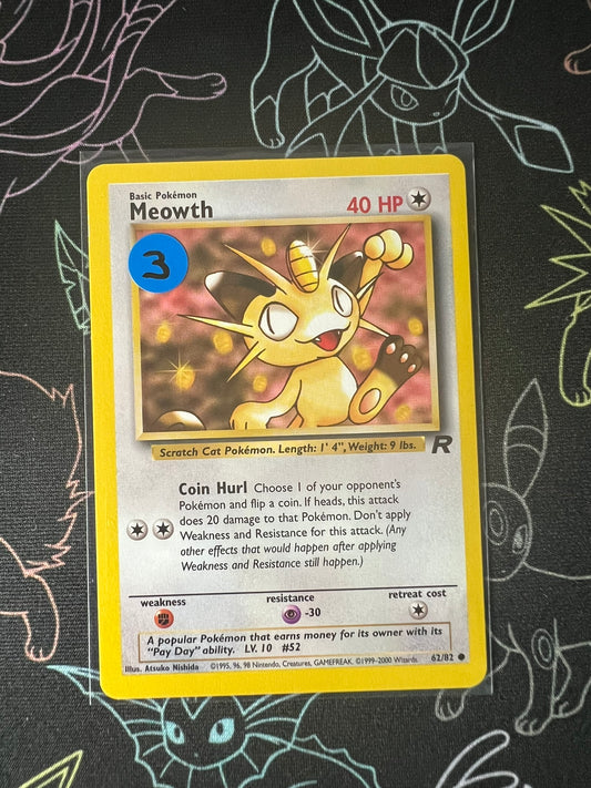 Meowth 62/82 Team Rocket LP