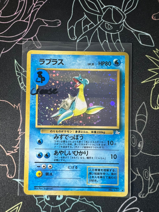 Lapras 131 holo Rocket (CREASE AND LP)