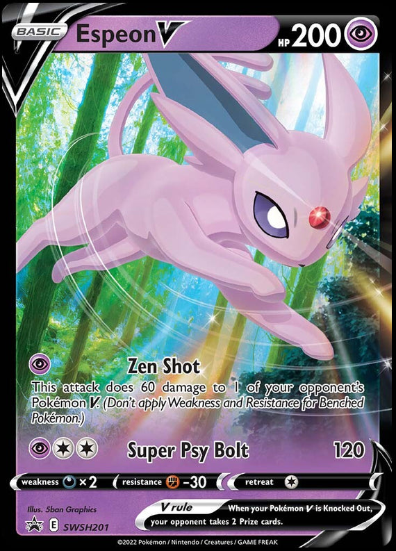 Image of Espeon V Sword and Shield Promos #SWSH201