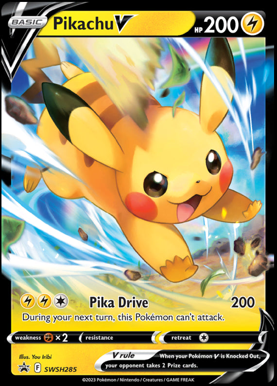 Image of Pikachu V Sword and Shield Promos #SWSH285