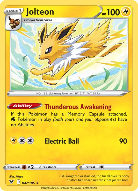 Image of Jolteon Vivid Voltage (VIV) #047