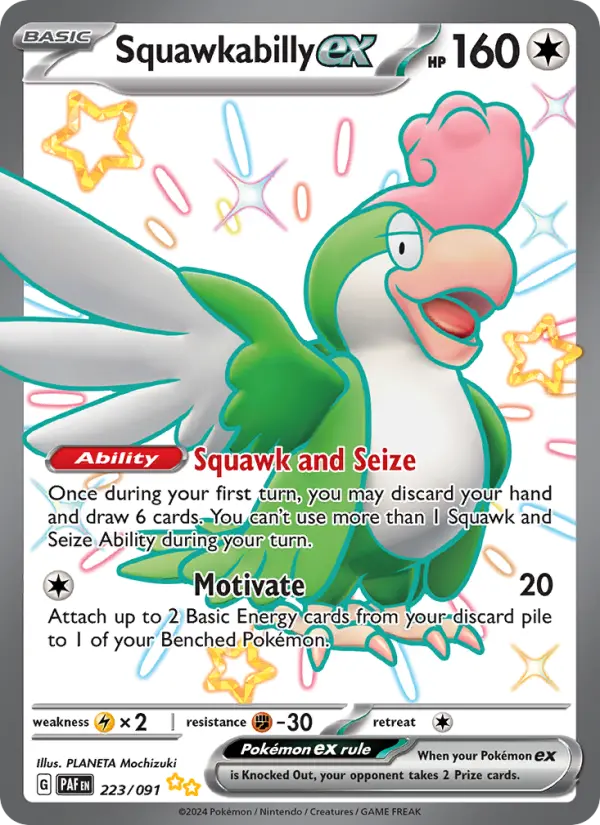 Image of Squawkabilly ex Paldean Fates (PAF) #223