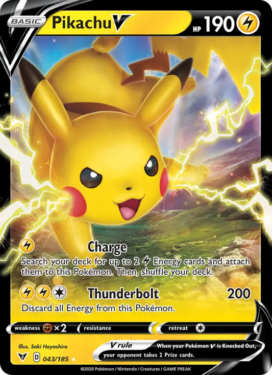 Image of Pikachu V Vivid Voltage (VIV) #043