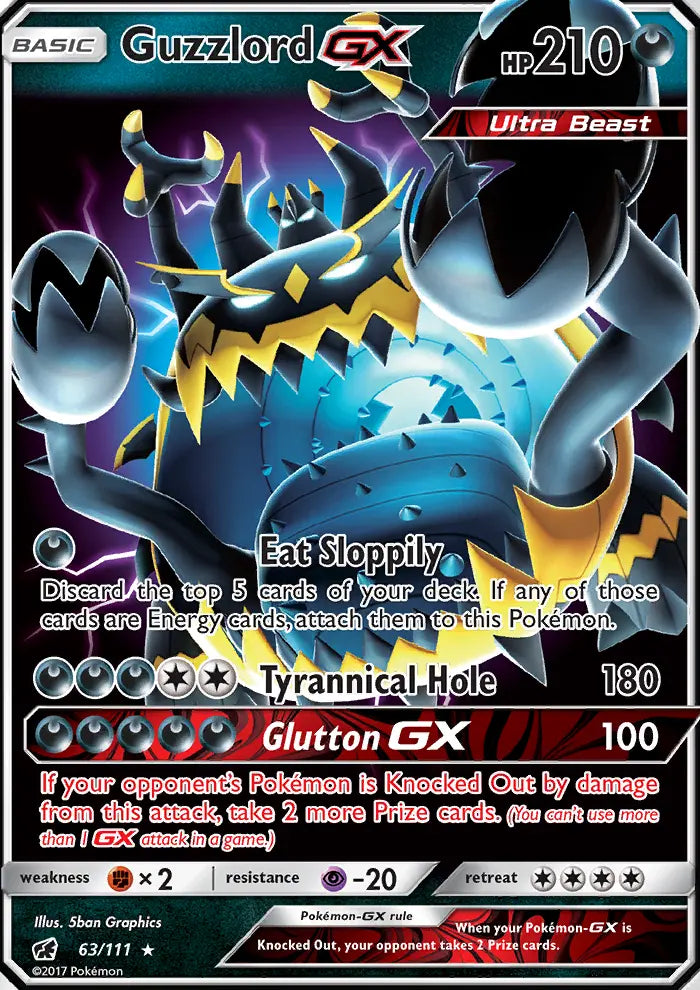 Image of Guzzlord-GX Crimson Invasion (CIN) #63