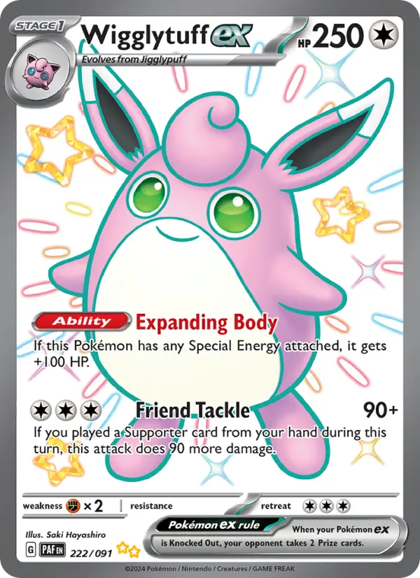 Image of Wigglytuff ex Paldean Fates (PAF) #222