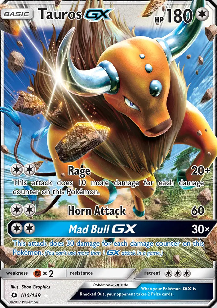 Image of Tauros-GX Sun and Moon (SUM) #100