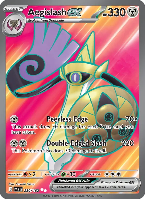 Image of Aegislash ex Paradox Rift (PAR) #230