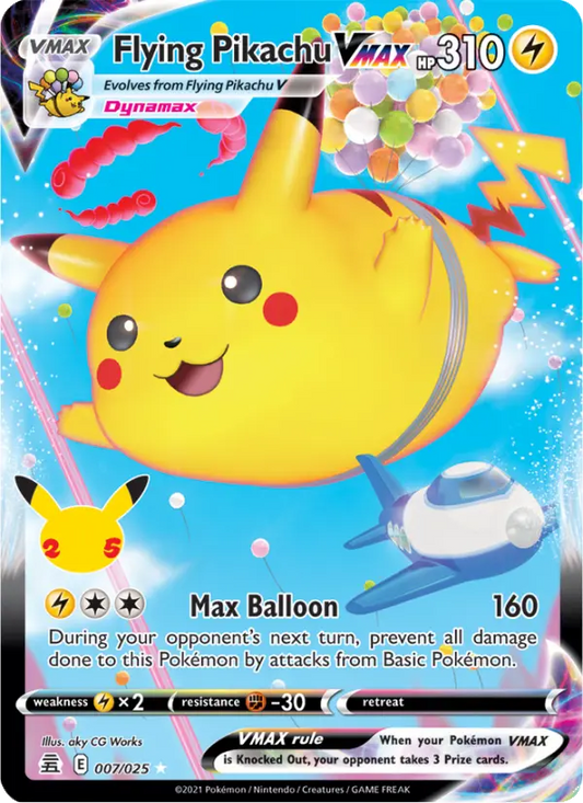 Image of Flying Pikachu VMAX Celebrations (CEL) #007