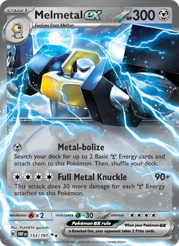 Image of Melmetal ex Obsidian Flames (OBF) #153