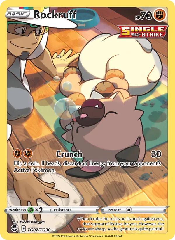 Image of Rockruff Silver Tempest (SIT) #TG07